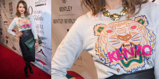 Jessica Alba wearing a KENZO Tiger Sweater