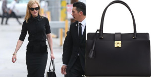 Nicole Kidman carries Ferragamo handbag