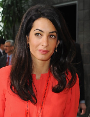 Amal Alamuddin, George Clooney's fiancée, wore a SS14 PAULE KA outfit