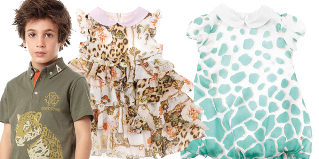 Roberto Cavalli spring/summer 2015 collection for children