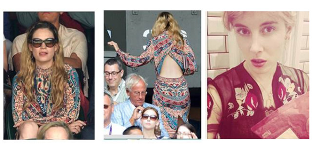 Lily James and Paula Golstein wore Vilshenko