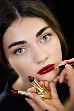 Backstage at DOLCE&GABBANA: