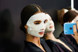 Backstage at DOLCE&GABBANA: