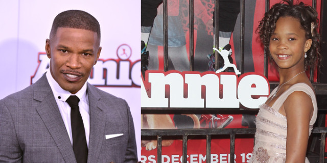 GIORGIO ARMANI DRESSES QUVENZHANE’ WALLIS & JAMIE FOXX FOR THE WORLD PREMIERE OF “ANNIE” IN NEW YORK