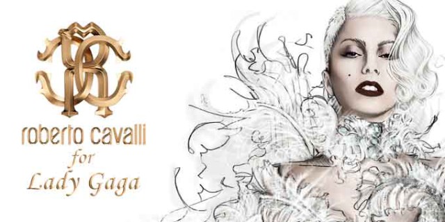 Lady Gaga in Roberto Cavalli Atelier