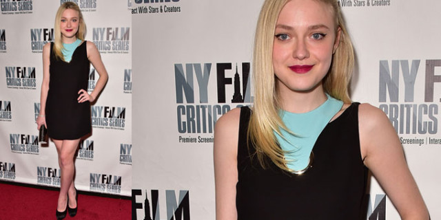 Dakota Fanning in Versace