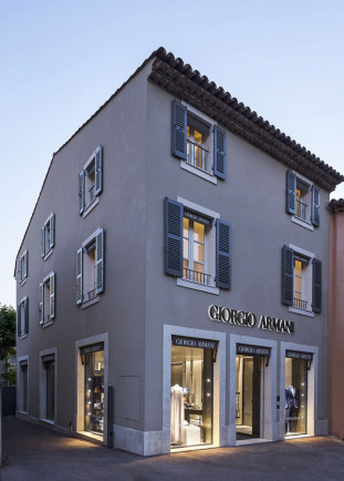 Giorgio Armani boutique in St. Tropez