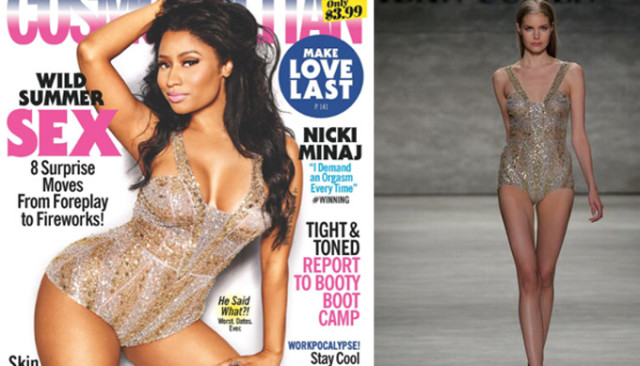 Nicki Minaj Wearing Designer Idan Cohen FW15