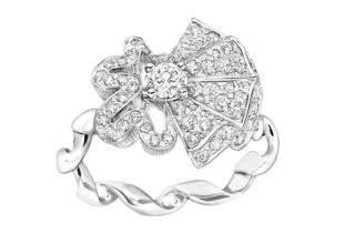 Archi Dior Cocotte ring white gold and diamonds