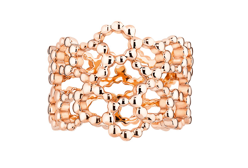 Archi Dior milieu du siecle ring pink gold