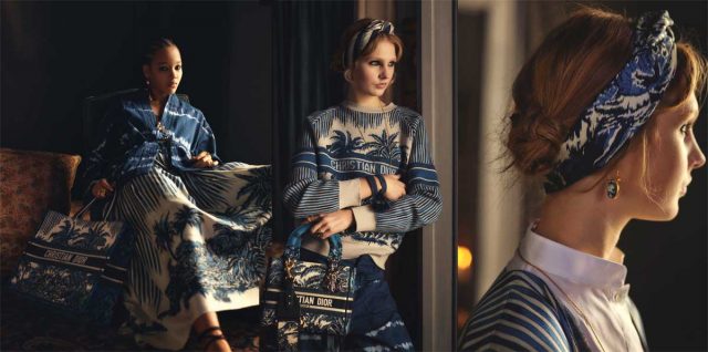 Dior Palm print