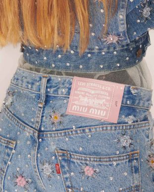 Upcycled by Miu Miu with Levi's