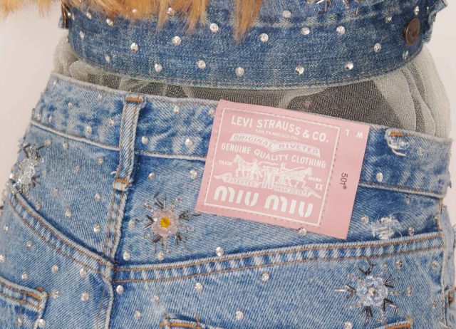 Upcycled by Miu Miu with Levi's