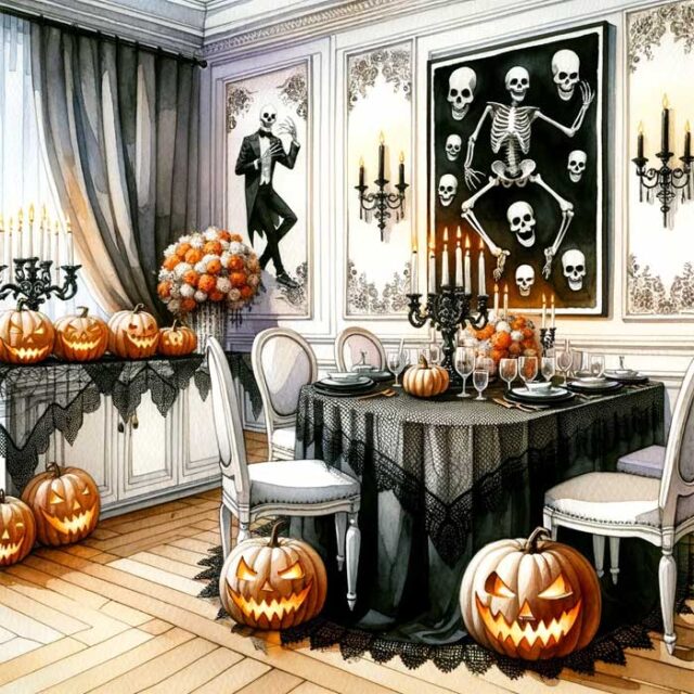 halloween poster @DallE